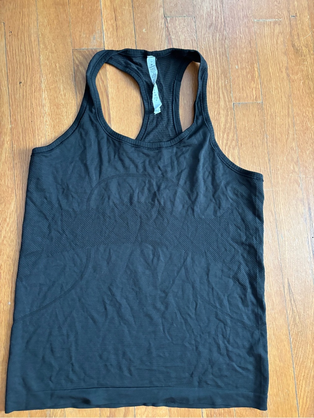 lululemon athletica Peloton Black Racerback Tank Top